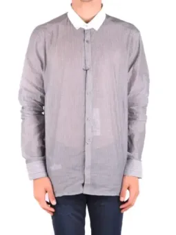 Neil Barrett Herren Hemd Grau | online kaufen