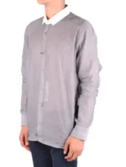 Neil Barrett Herren Hemd Grau | online kaufen
