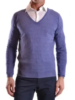 Paolo Pecora Herren Pullover Blau | online kaufen