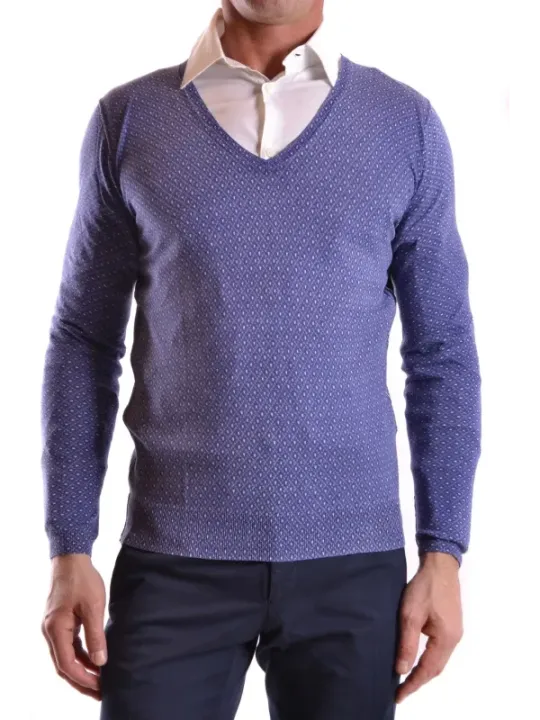 Paolo Pecora Herren Pullover Blau | online kaufen