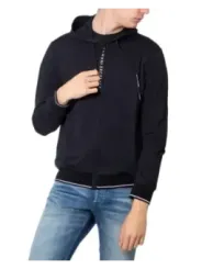 Schwarzer Armani Exchange Kapuzenpullover für Männer
