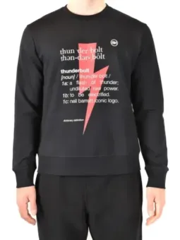 Neil Barrett Herren Fleece Schwarz | online kaufen