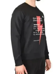 Neil Barrett Herren Fleece Schwarz | online kaufen