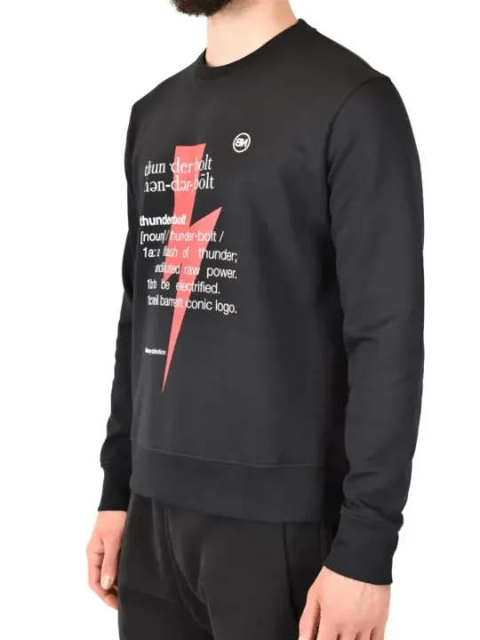 Neil Barrett Herren Fleece Schwarz | online kaufen