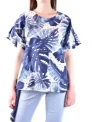 Twinset Damen T-Shirt Blau | online kaufen