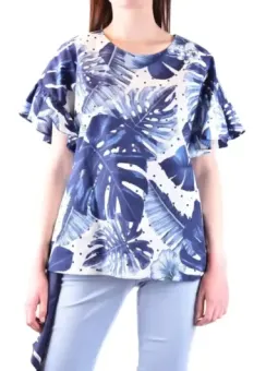 Twinset Damen T-Shirt Blau mieten – Flex-Fashion Verleih
