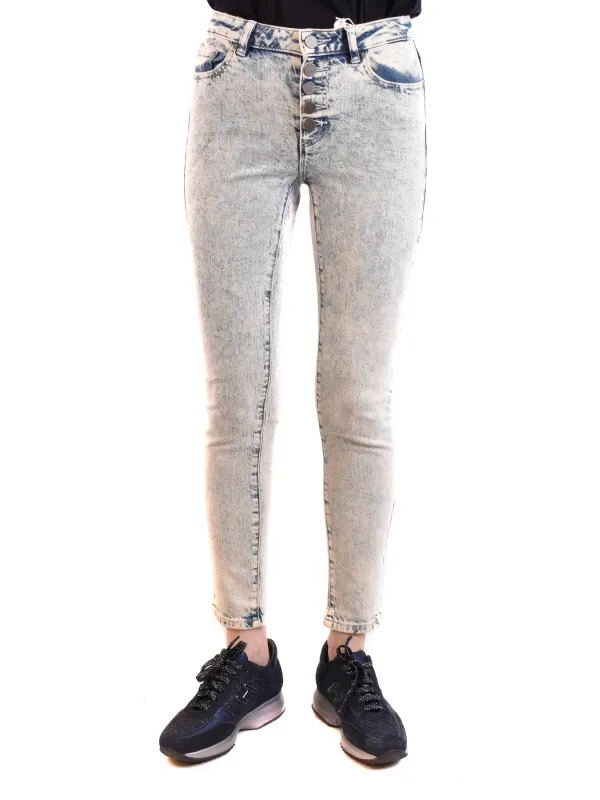Michael Kors Damen Jeans Azurblau | online kaufen