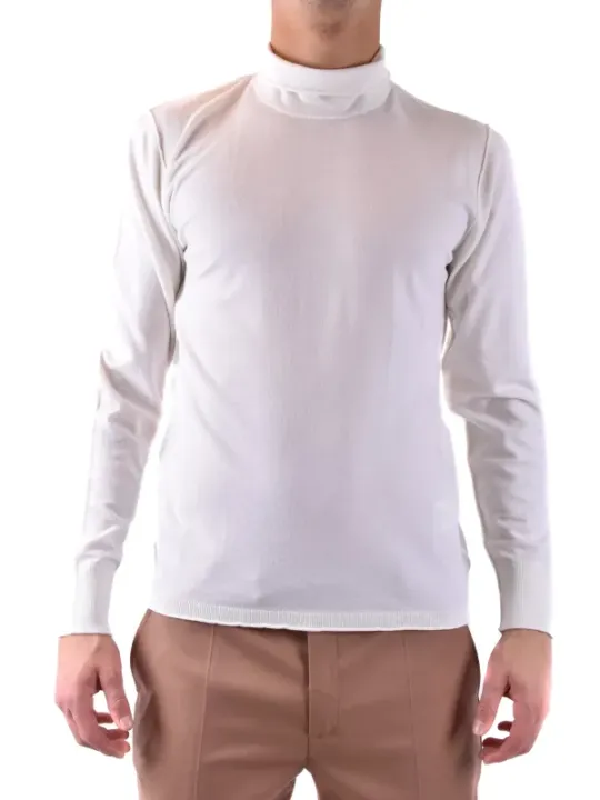 Paolo Pecora Herren Pullover Weiß | online kaufen