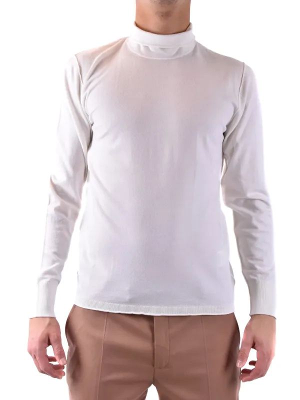 Paolo Pecora Herren Pullover Weiß | online kaufen
