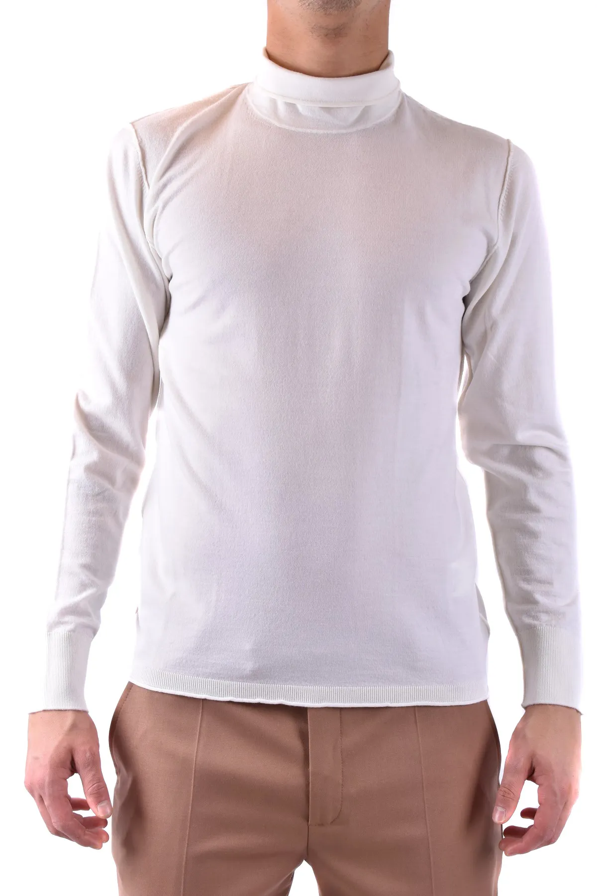 Herren Pullover Weiß 489479