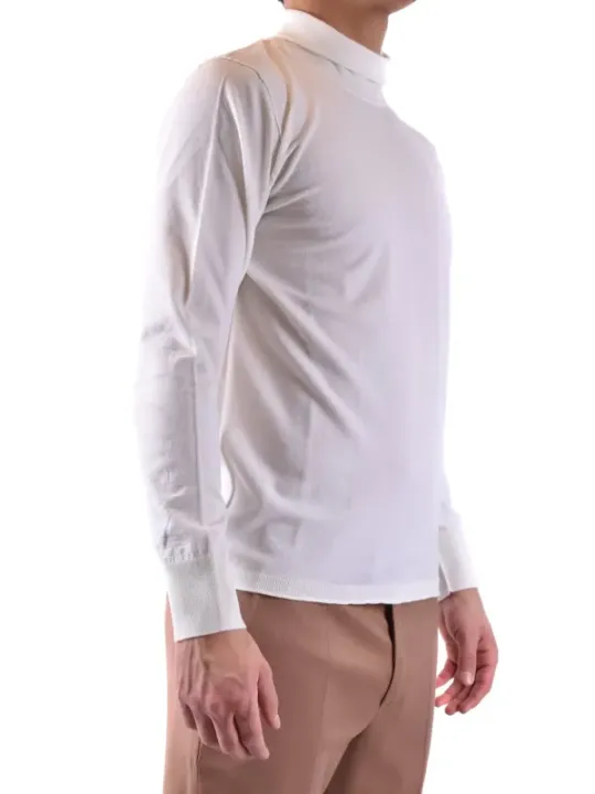 Paolo Pecora Herren Pullover Weiß | online kaufen