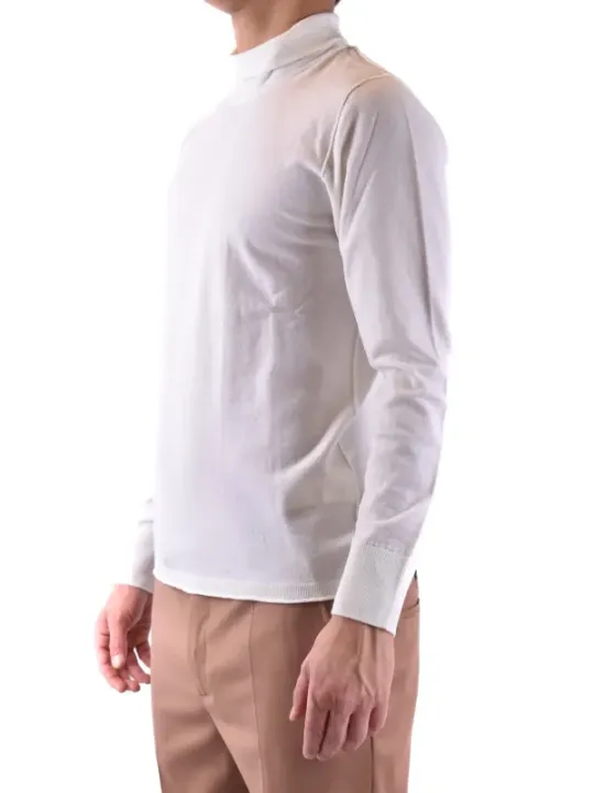 Paolo Pecora Herren Pullover Weiß | online kaufen