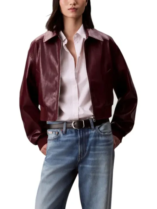 Calvin Klein Jeans Damen Kostümjacken Bordeaux