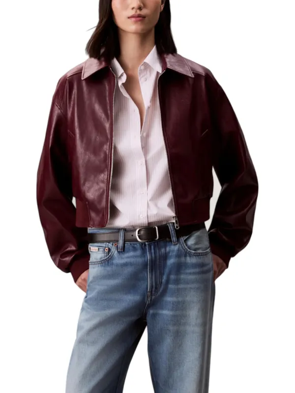 Calvin Klein Jeans Damen Kostümjacken Bordeaux