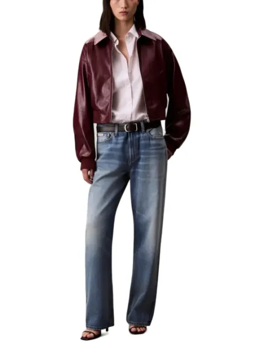 Calvin Klein Jeans Damen Kostümjacken Bordeaux