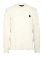Philipp Plein Herren Pullover Weiß | online kaufen