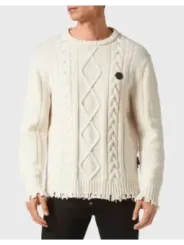 Philipp Plein Herren Pullover Weiß | online kaufen