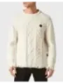 Philipp Plein Herren Pullover Weiß | online kaufen