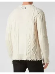 Philipp Plein Herren Pullover Weiß | online kaufen