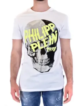 Philipp Plein Herren T-Shirt Weiß mieten - Flex-Fashion Verleih