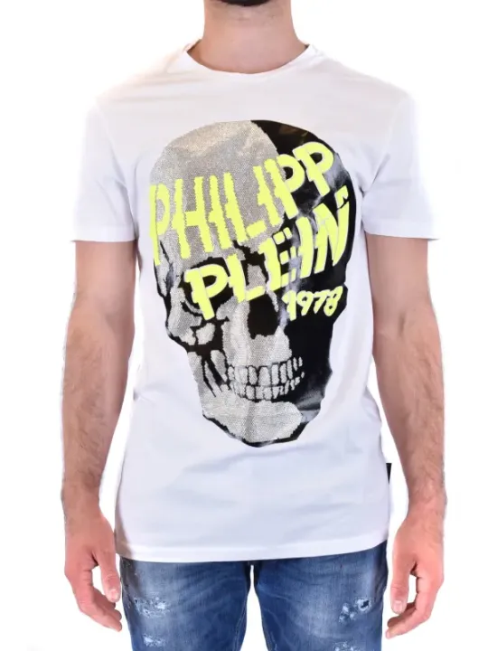 Philipp Plein Herren T-Shirt Weiß | online kaufen