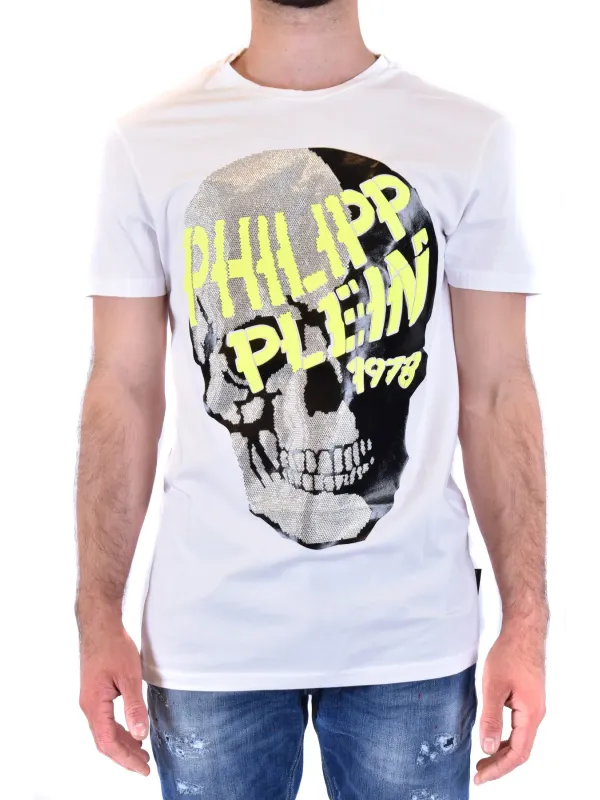 Philipp Plein Herren T-Shirt Weiß | online kaufen
