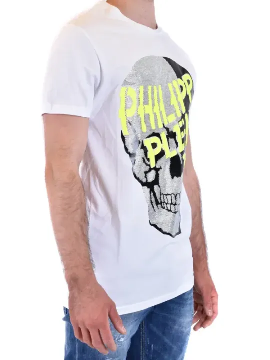 Philipp Plein Herren T-Shirt Weiß | online kaufen