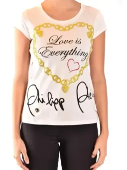Philipp Plein Damen T-Shirt Weiß mieten - Flex-Fashion Verleih
