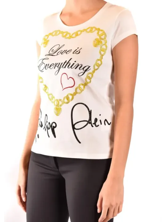 Philipp Plein Damen T-Shirt Weiß | online kaufen