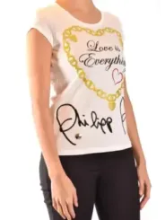 Philipp Plein Damen T-Shirt Weiß | online kaufen
