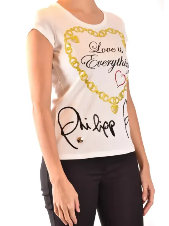 Philipp Plein Damen T-Shirt Weiß | online kaufen