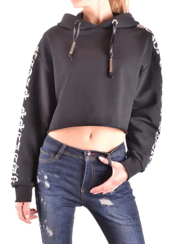 Philipp Plein Damen Fleece Schwarz | online kaufen