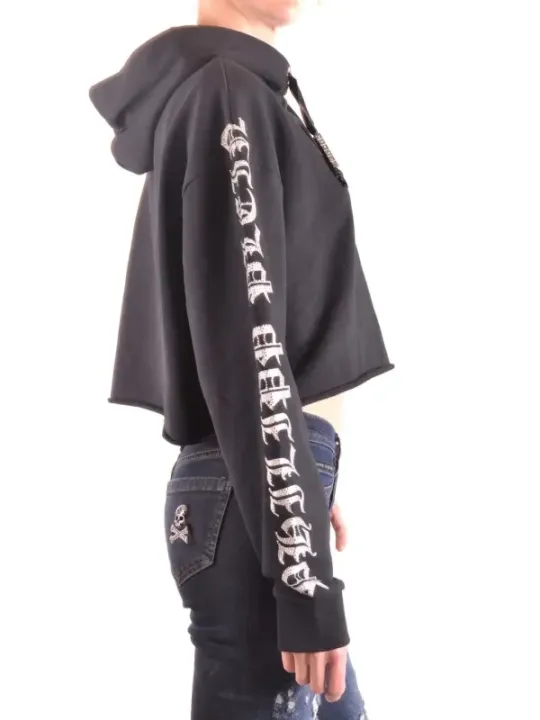 Philipp Plein Damen Fleece Schwarz | online kaufen