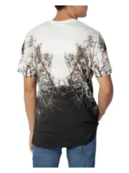 Ombre-T-Shirt mit Baumdesign