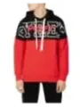 Roter und schwarzer Pyrex Hoodie