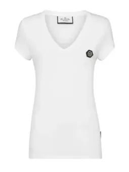 Philipp Plein Damen T-Shirt Weiß mieten | Flex-Fashion Verleih