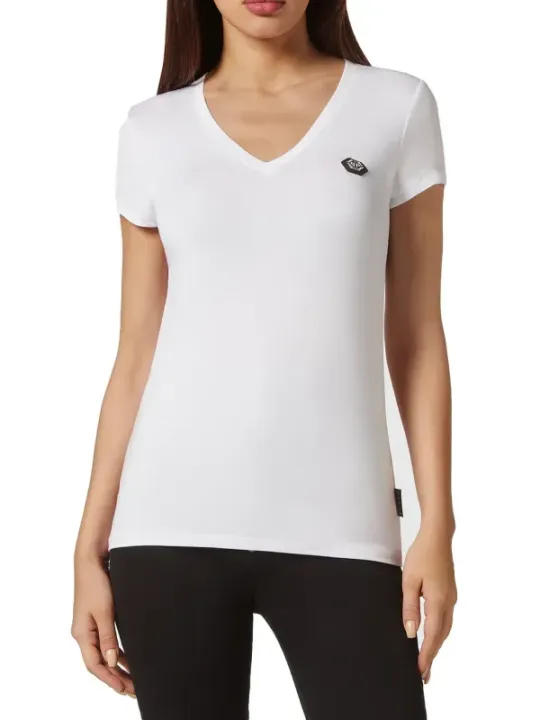 Philipp Plein Damen T-Shirt Weiß | online kaufen