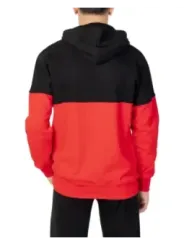 Rote und schwarze Pyrex Jacke