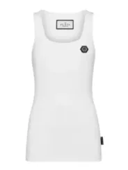 Philipp Plein Damen Tank-Tops Weiß | online kaufen