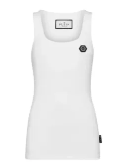 Philipp Plein Damen Tank-Tops Weiß | online kaufen