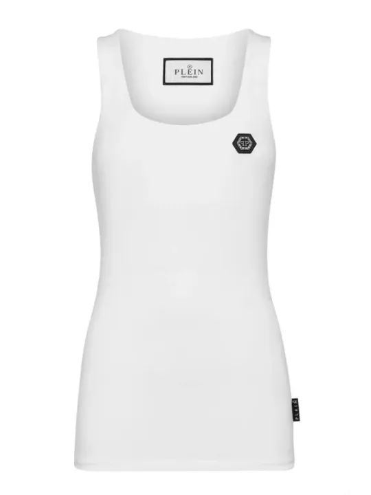 Philipp Plein Damen Tank-Tops Weiß | online kaufen