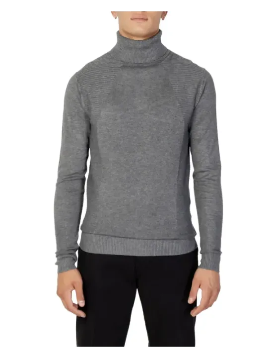 Grauer Rollkragenpullover Antony Morato Herren