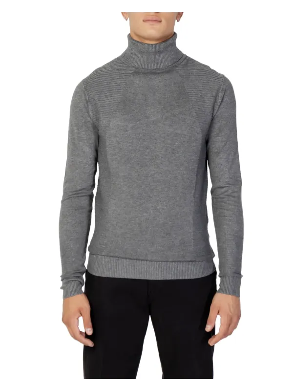 Grauer Rollkragenpullover Antony Morato Herren
