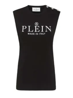 Philipp Plein Damen Tanktop Schwarz XS mieten - Flex-Fashion