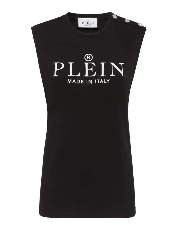 Philipp Plein Damen Tank-Tops Schwarz | online kaufen