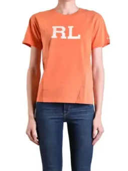 Polo Ralph Lauren Damen T-Shirt Orange | online kaufen