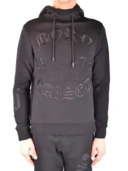 Philipp Plein Herren Fleece Schwarz | online kaufen