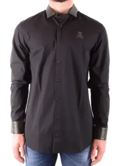 Philipp Plein Herren Hemd Schwarz mieten - Flex-Fashion Verleih