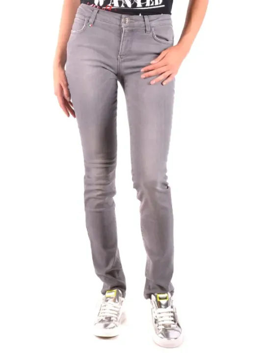 Philipp Plein Damen Hose Grau | online kaufen