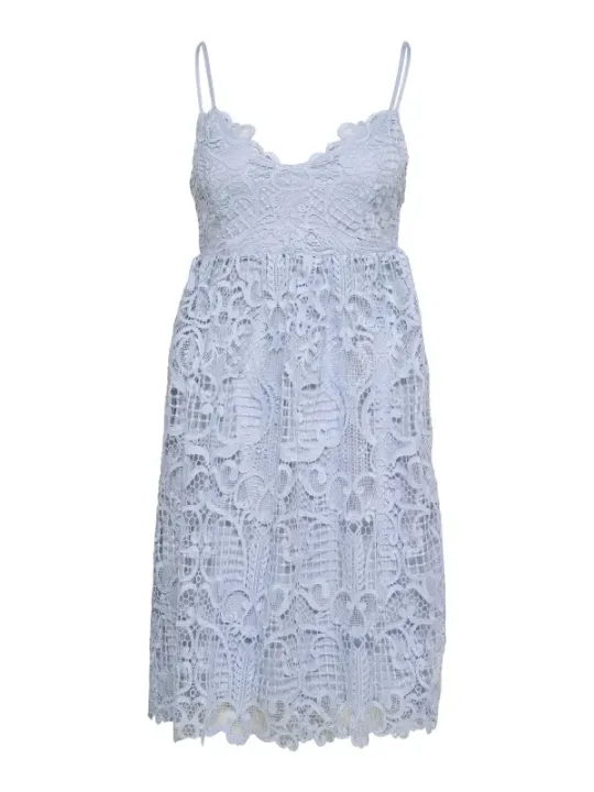 Zarte Spitze Kleid mit Reißverschluss